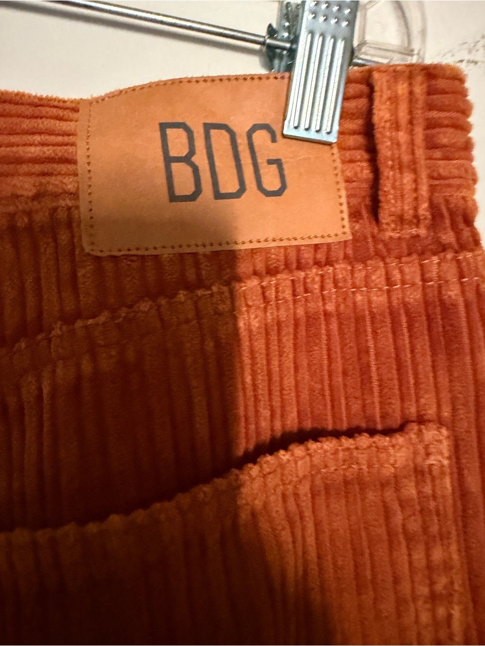 BDG baggy Corduroy Pants in Burnt Orange - Picture 5 of 10